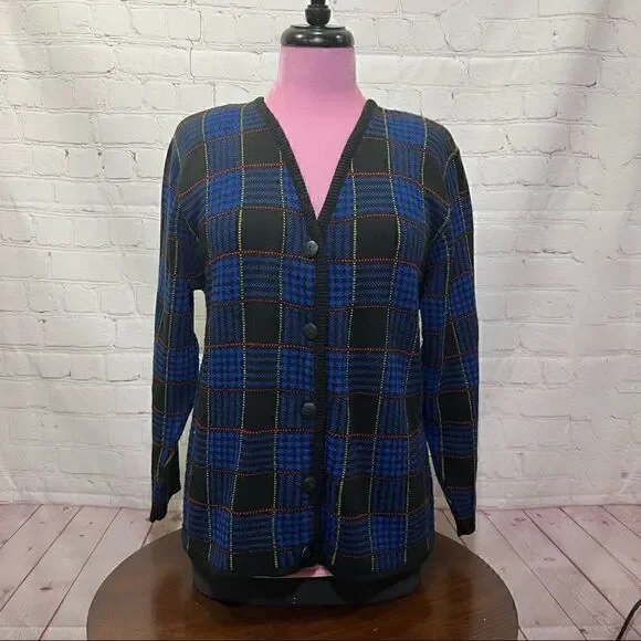 14 VINTAGE NORTON MCNAUGHTON CARDIGAN. Preppy - Picture 6 of 13